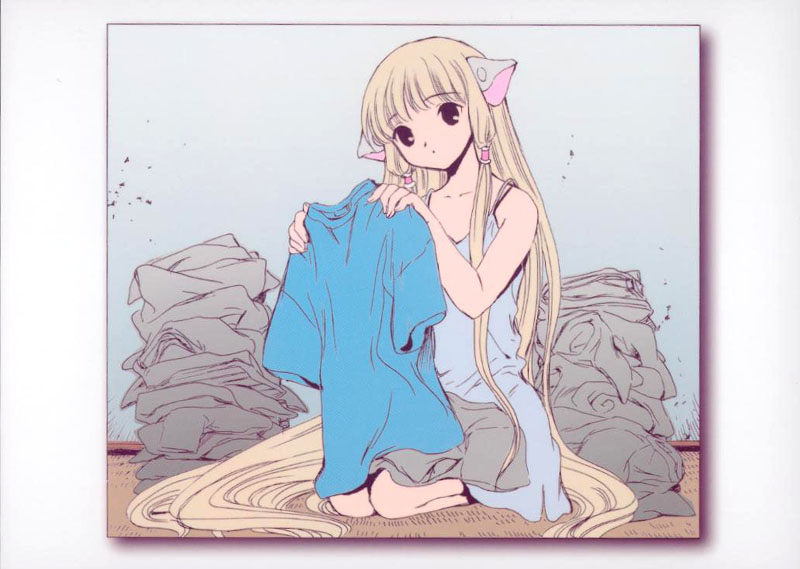 Otaku Gallery  / Art Books / Chobits - Postcard Book / chobits post (6).jpg